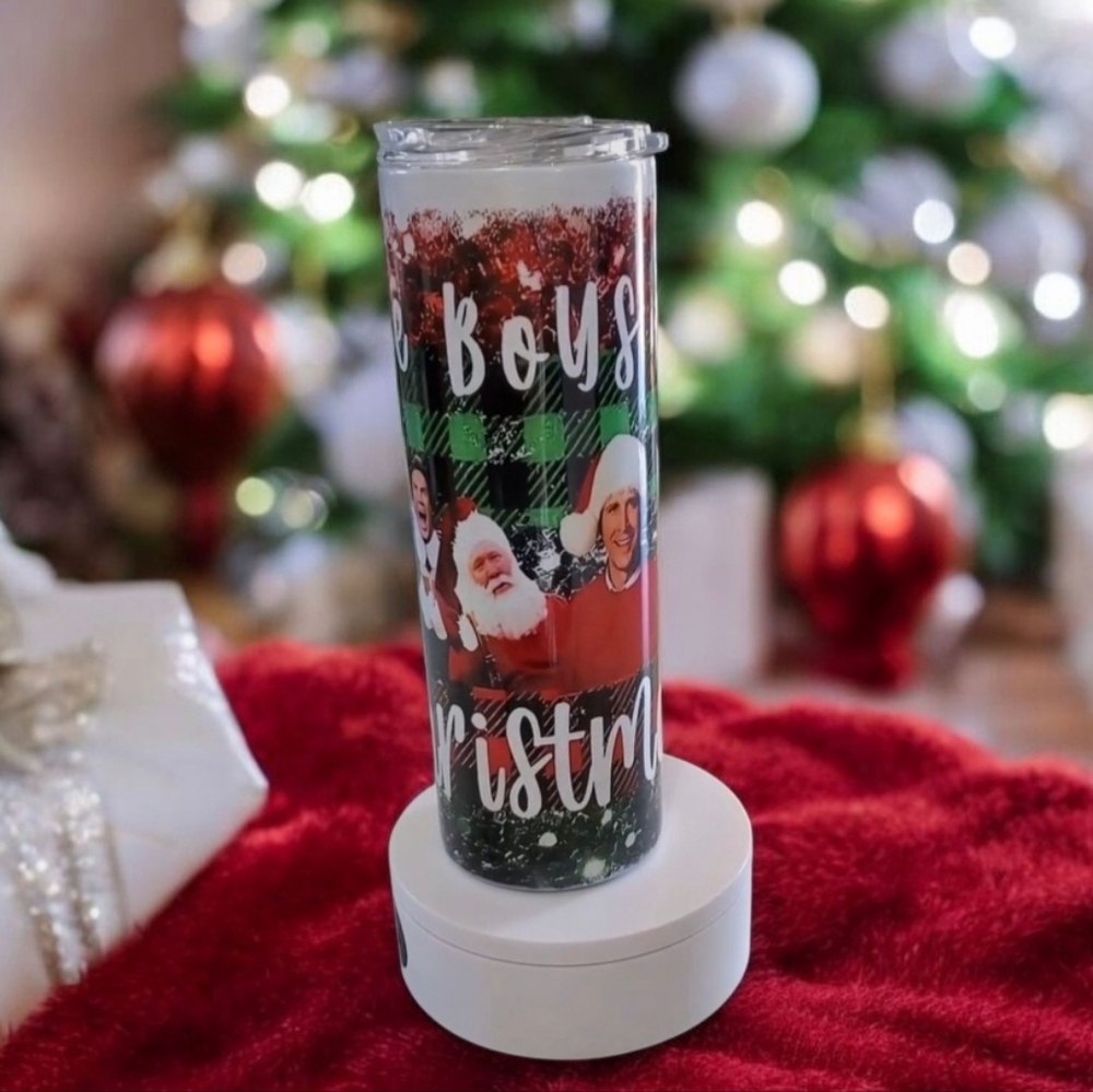 The Boys of Christmas 20oz Holographic Tumbler 🎉sale